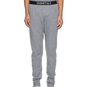 FEAR OF GOD ESSENTIALS Grey Jersey Lounge Pants